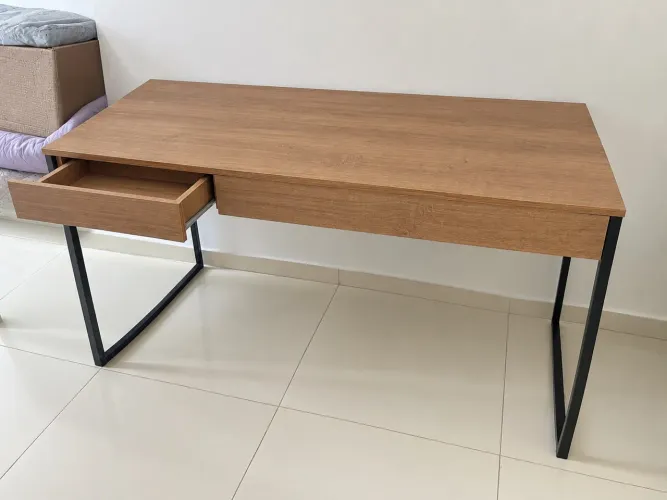 Mesa de estudos escrivaninha estilo industrial