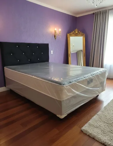 Cama casal espuma alta macia Premium box
