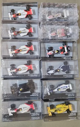 Coleção Lendas Brasileiras Do Automobilismo - 34 Itens (24 Lacrados) - lote