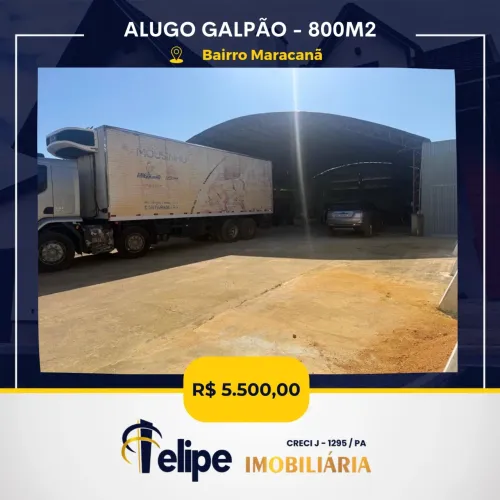 GALPÃO PARA LOCAÇÃO 800M2