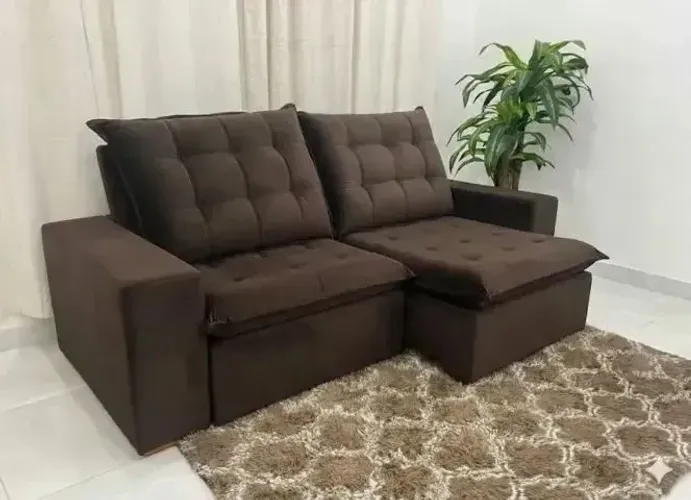 Sofá retratil e reclinável com Pillow