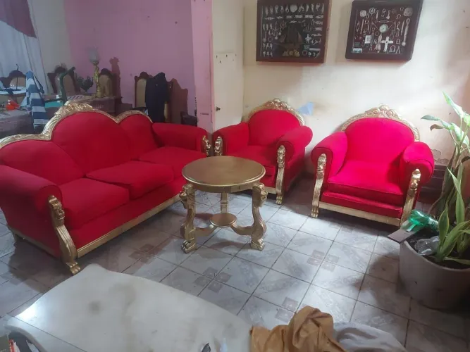 Conjunto Sofá 3 Lugares E 2 Limitado Pata De Leão