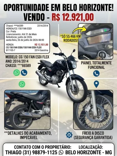 CG FAN 150/FLEX -único dono