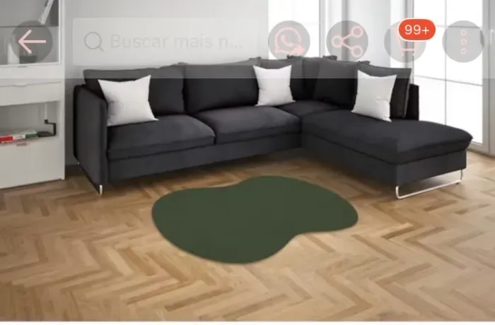 Tapete orgânico moderno