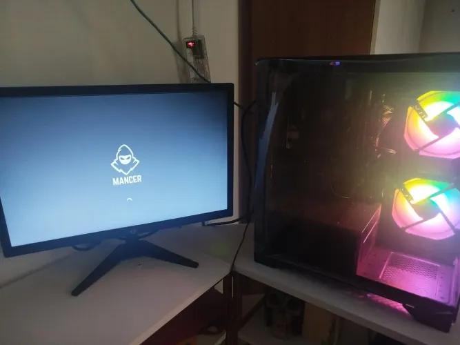 CPU ADM RYZEN 5 5600GT+MONITOR MANCER SEMI NOVO DDR4, 16GB