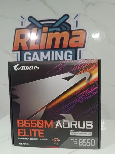 PLACA MÃE B550M AORUS ELITE - LACRADA