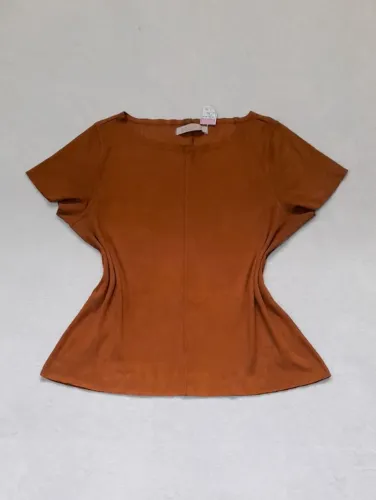 Blusa marrom canelada BlueSteel - Tamanho M - [Bazar Social]
