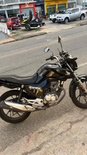 CG FAN 160 MOTO PRETA.