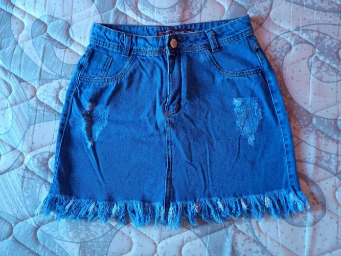 Saia jeans