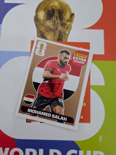 Figurinha Panini Copa do Mundo 2026 Legend Bronze de Mohamed Salah