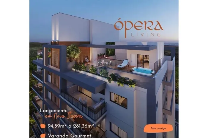 Lançamentos de Apartamentos Residenciais Ópera Living, Nova Itapira, Itapira-SP