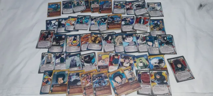 Lote 50 cartas Naruto Shippuuden antigas