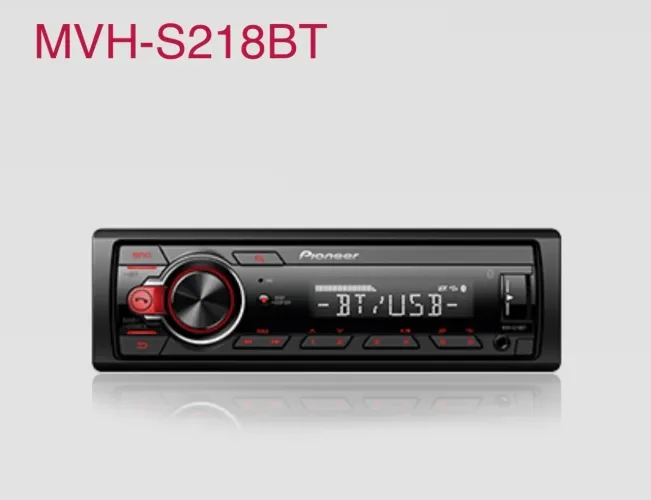 Som Automotivo Pioneer MP3 Player Rádio AM/FM - Bluetooth USB Auxiliar MVH-S218BT