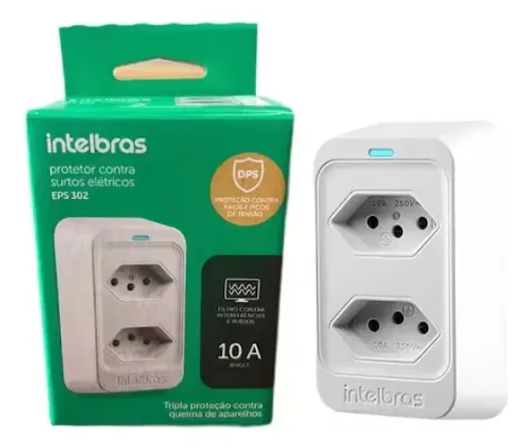 Protetor Contra Surtos Elétricos Intelbras 