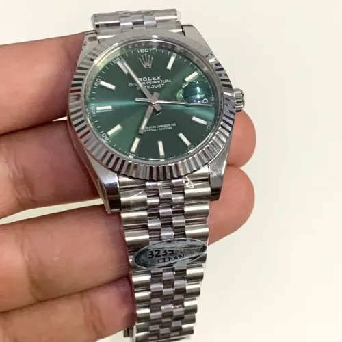 Relógio automático super clon& clean factory 3235 rolex Datejust 