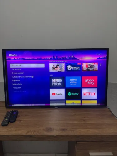 TV Samsung 40 polegadas com Roku TV