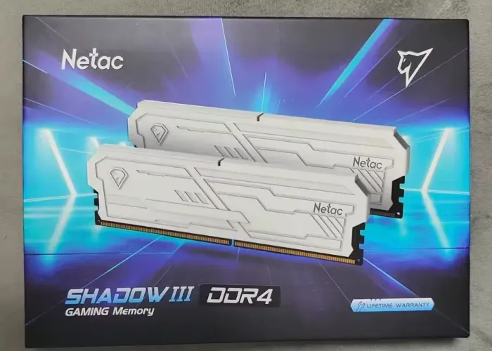 Memória RAM Netac Shadow III DDR4 16GB (2x8GB) 3200MHz NOVA