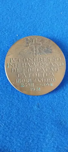 Medalha do IV congresso interamericano de Educação Católica