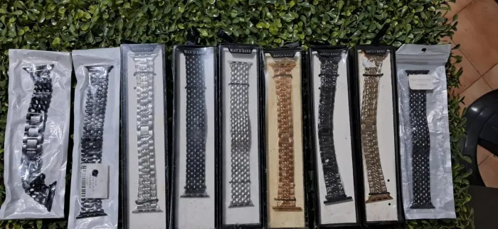 Pulseiras para smartwatch em diversos materiais 