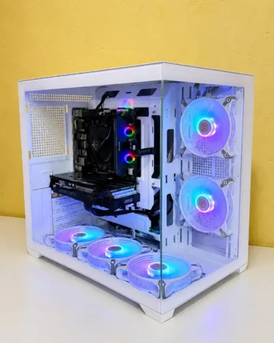 PC GAMER BRANCO RODA TUDO - Intel i7 7700 - 16gb DDR4 - Geforce GTX 1660 Super 6g