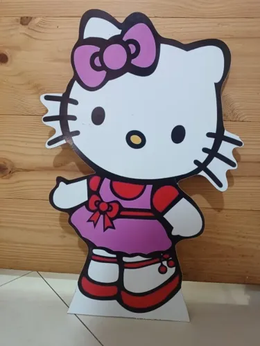 Display MDF Hello Kitty - Decorativo para Vitrine, Loja e Festa