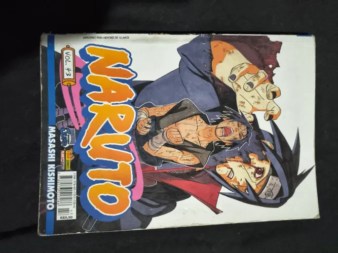 Mangá Naruto volume 43 (Morte do Itachi)