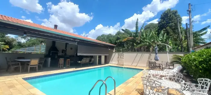 LINDA CHACARA COM EDICULA E PISCINA NO CONDOMINIO CHACARA FLORIDA EM ITU SP