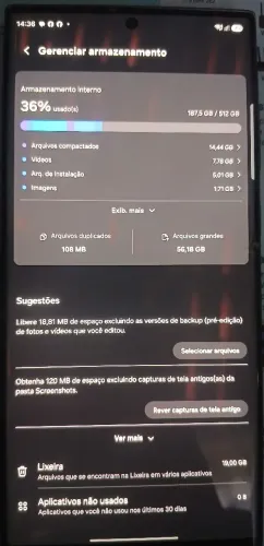 Samsung S23 ultra com pequeno trinco no vidro!