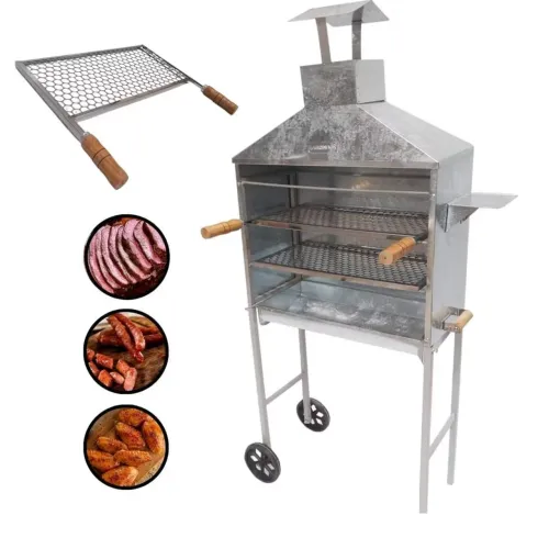 Churrasqueira Móvel CEM600 Galvanizada