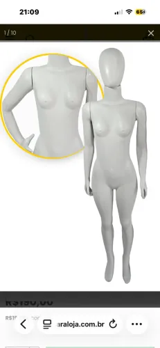 Manequins adultos tenho 2 desse modelo 3 braços 