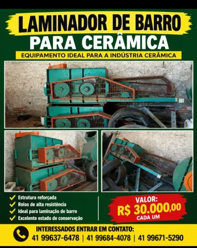 Laminador de barrro