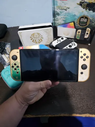 Nintendo switch oled edição especial zelda
