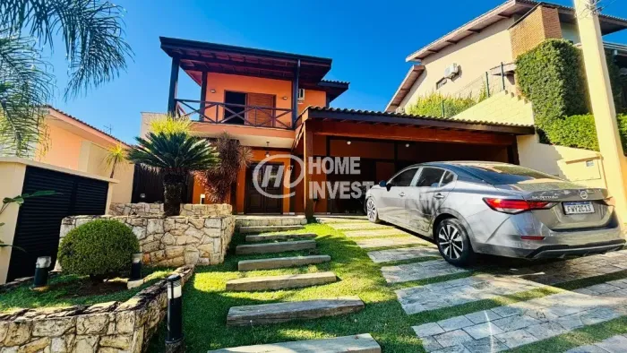 Casa de luxo em condomínio na Chácara Malota em Jundiaí-SP: 3 quartos, 3 suítes, 4 banheir