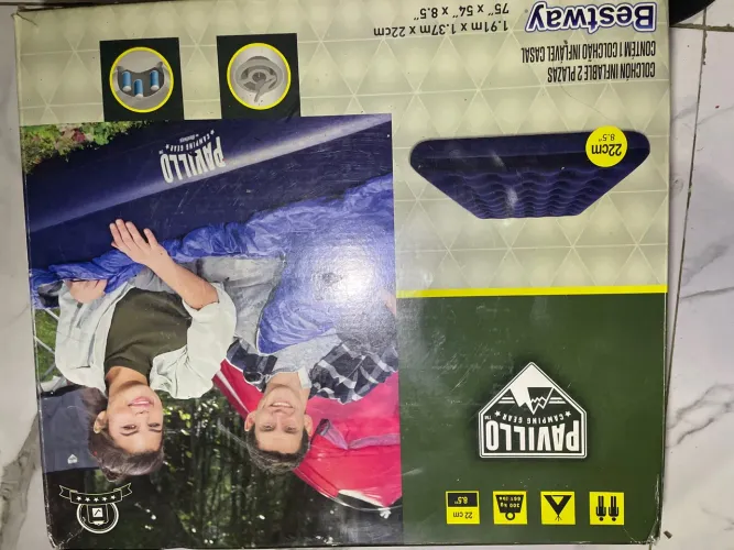 Colchão inflável Bestway 1.91m x 1.37m x 22cm