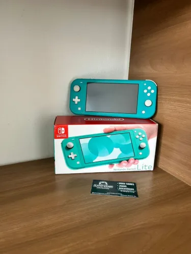 Nintendo Switch Lite Completo! (Aceito Cartão)