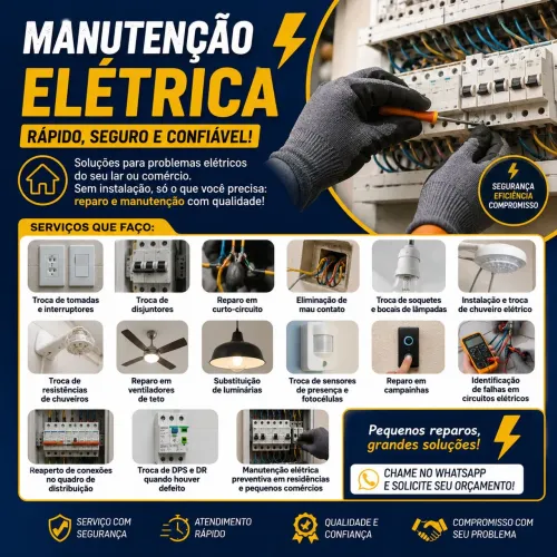 Reparos elétricos residencial