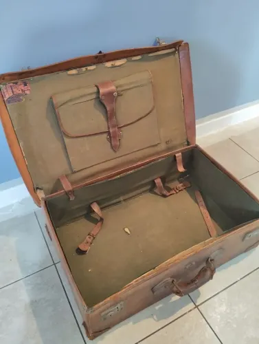 Mala de viagem vintage anos 40