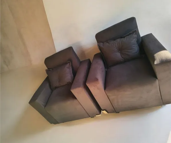 Conjunto de poltronas decorativas