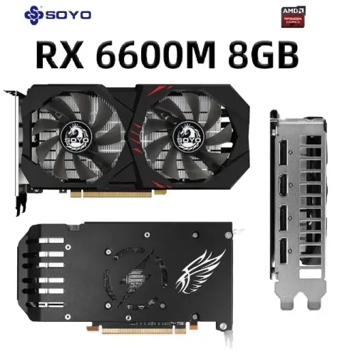 O preço de placa vai subir! É agora ou nunca.. SOYO RX 6600M 8GB - Em perfeito Estado!