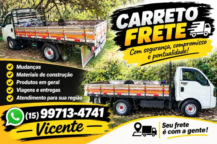 Faço fretes e carretos