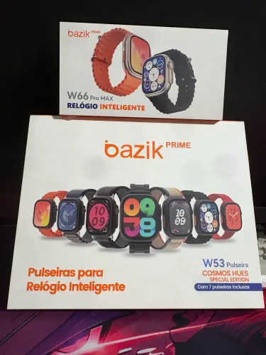 Relógio smartwhach + 7 pulseiras grátis