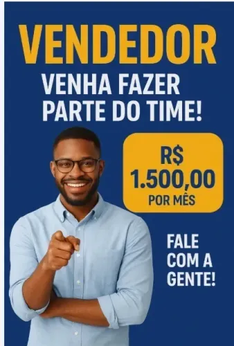 Busco pessoas que estejam interessadas em trabalhar com vendas de serviços.