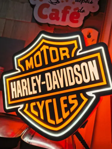 Painel luminoso Harley Davidson