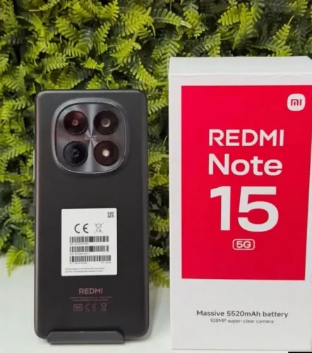 Xiaomi Redmi Note 15 5G - NFC - 8GB Ram / 256GB Rom - Versão Global + Capinha e Película