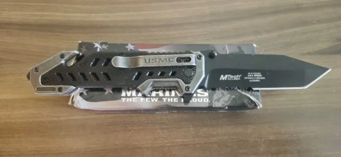 Faca Canivete  dobrável - U.S. Marines by Mtech USA