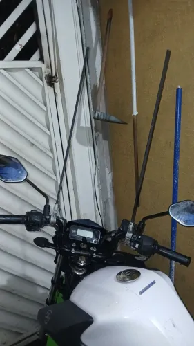 Antena de pipa dupla pra moto