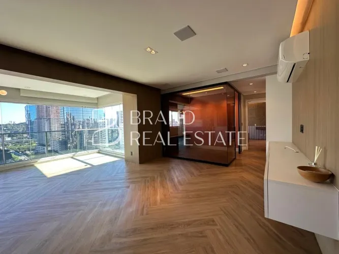 Apartamento para locação com 134 m², 2 suítes e 2 vagas de garagem para locação no Brookli