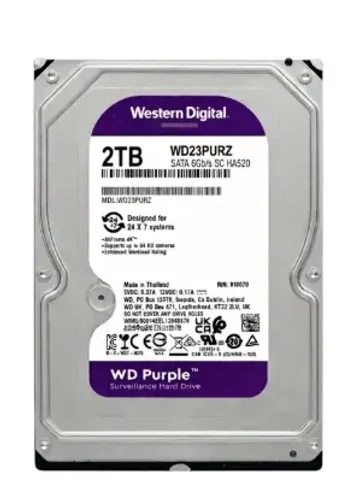 Disco Rígido Wd Purple Hd 2tb Para Cftv Intelbras