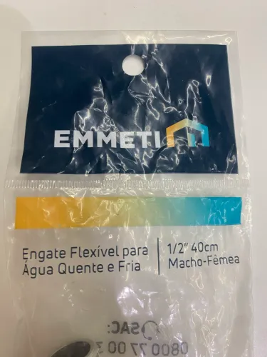 Engate flexível água quente e fria