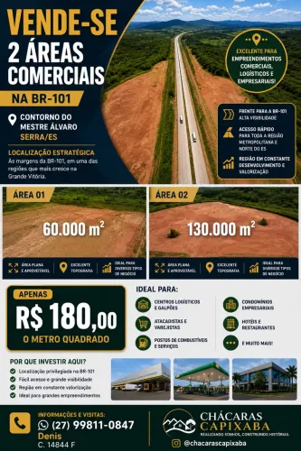 VD ÁREA COMERCIAL BR-101 SERRA/ES